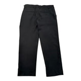 I'M Brian Pantalone Tinta Unita con Elastico In Vita per Bambino PA3234J NERO I'M BRIAN 