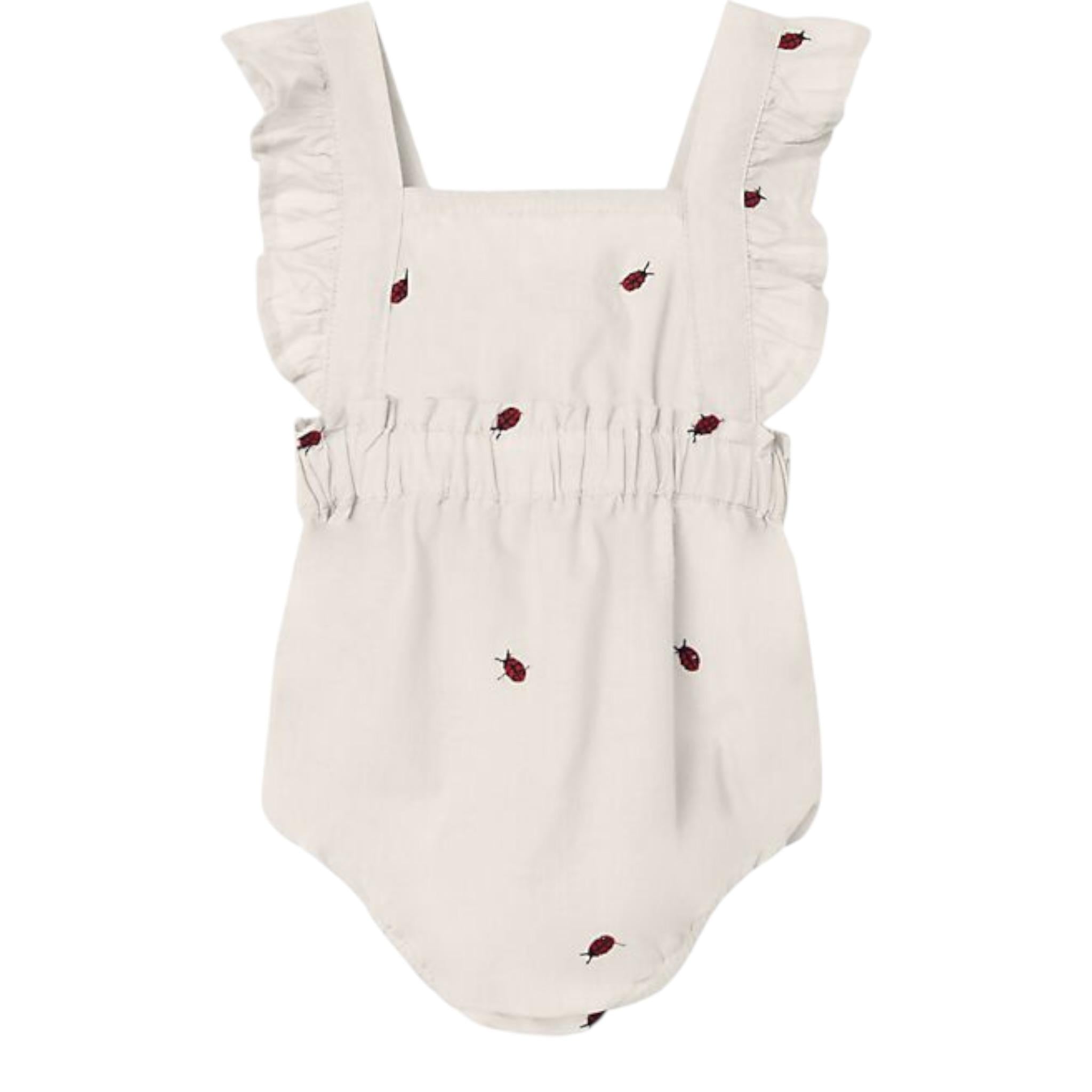 Name It Pagliaccetto tinta unita con Stampa Bianco per Neonata 13227280 BIANCO NAME IT 