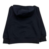 SUN68 felpa chiusa con cappuccio tinta unita con logo Nero per Bambino F43312 NERO SUN68 