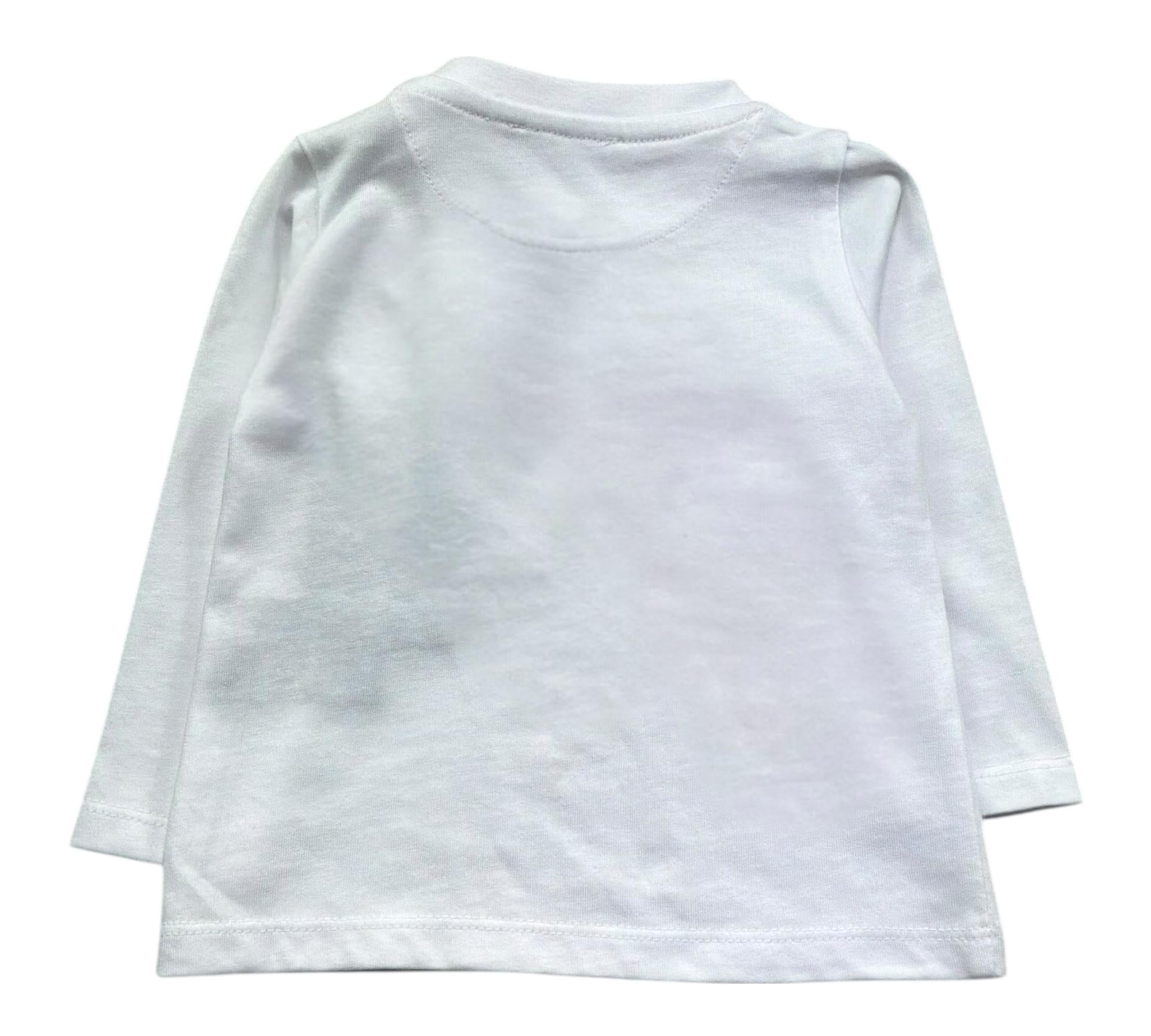 John Richmond Shirt Girocollo Tinta Unita con Logo per Neonata RIP26048TS BIANCO JOHN RICHMOND 