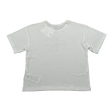Calvin Klein T-Shirt Girocollo tinta unita con Logo Bianco per Bambina IG0IG02801XX BIANCO CALVIN KLEIN 