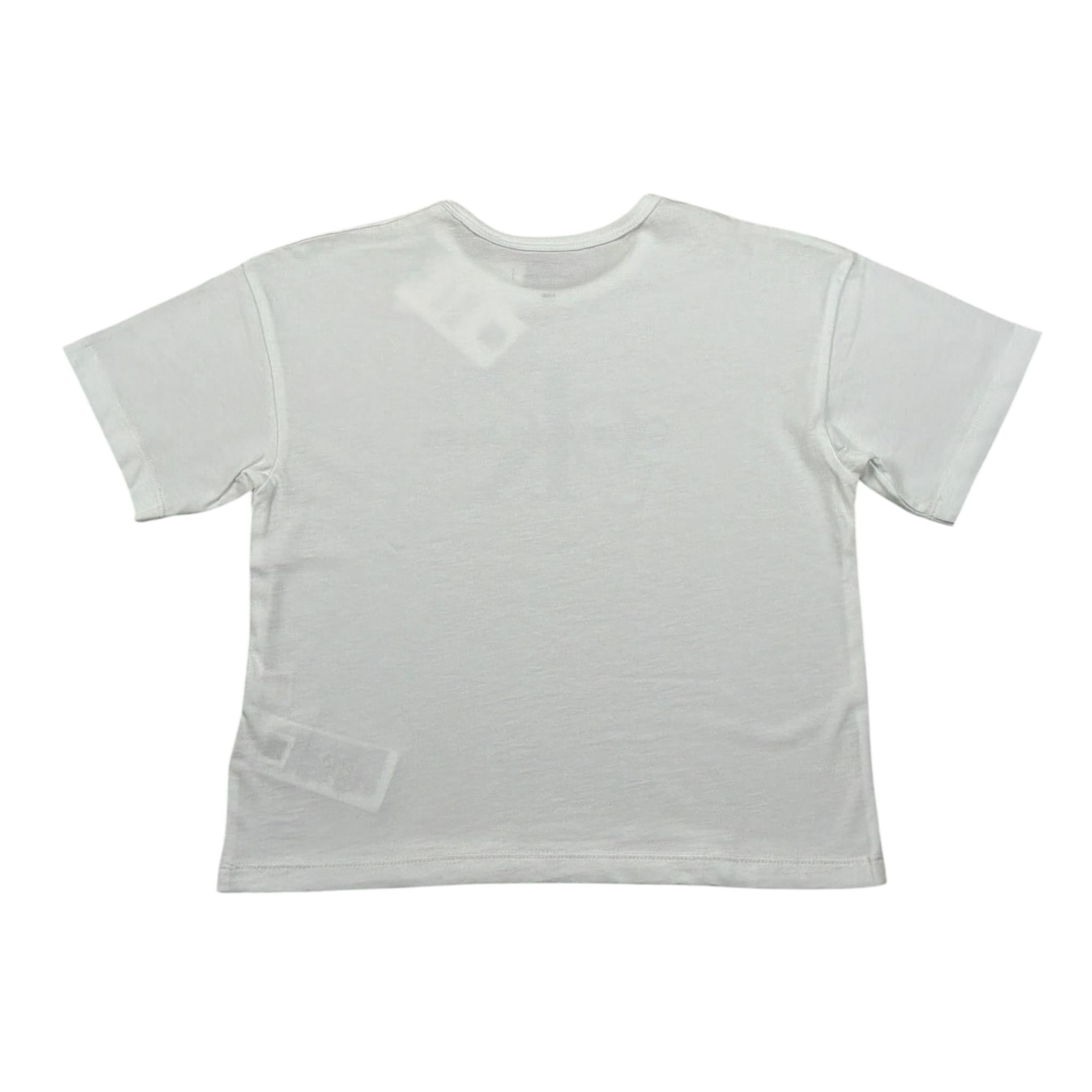 Calvin Klein T-Shirt Girocollo tinta unita con Logo Bianco per Bambina IG0IG02801XX BIANCO CALVIN KLEIN 