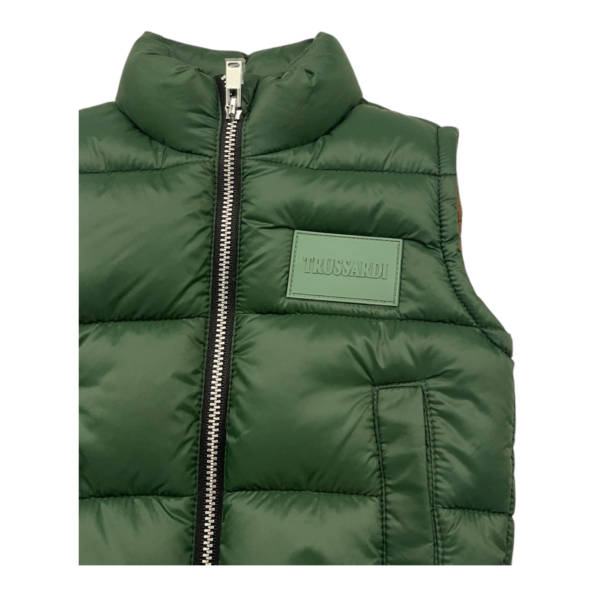 TRUSSARDI smanicato tinta unita  Verde per Neonato TIA25025PI VERDE TRUSSARDI 