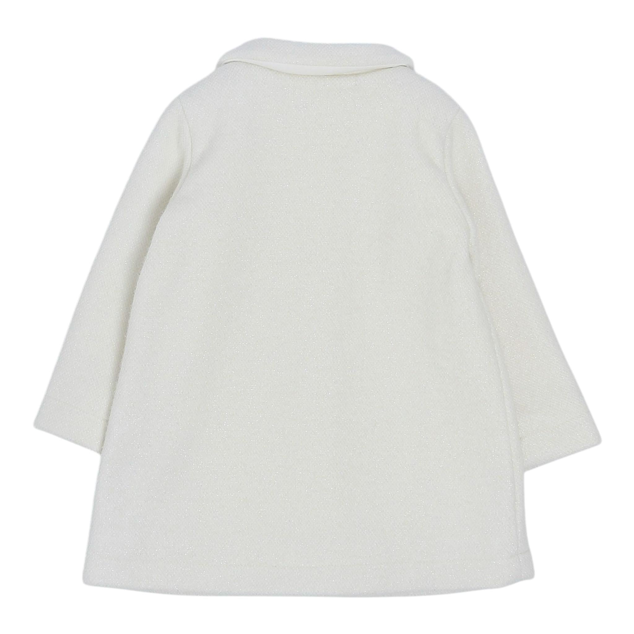 LIU JO cappotto tinta unita con ricami Panna per Neonata HF4016 PANNA LIU JO 