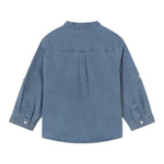 Mayoral Camicia In Denim con Collo Coreano per Neonato 1118 BLU MAYORAL 