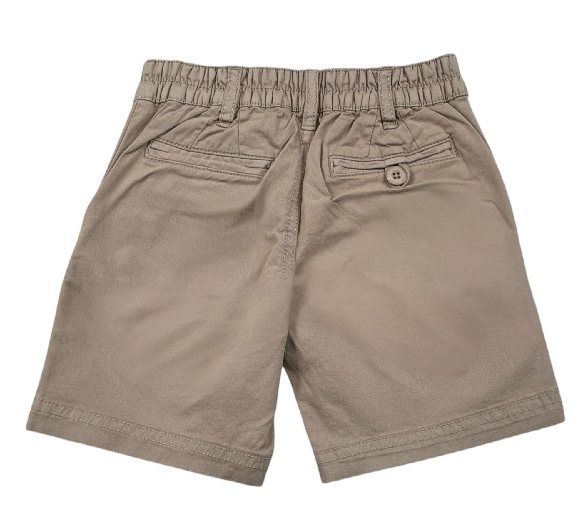 U.S. Polo Assn Bermuda Tinta Unita con Elastico In Vita per Bambino US41557 BEIGE U.S. POLO ASSN 