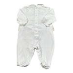 Barcellino Tutina Bicolore con Stampa per Neonata 110801 BIANCO/ROSA BARCELLINO 
