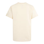 Converse T-Shirt Girocollo Tinta Unita con Logo per Bambino 9CD483 BEIGE CONVERSE 