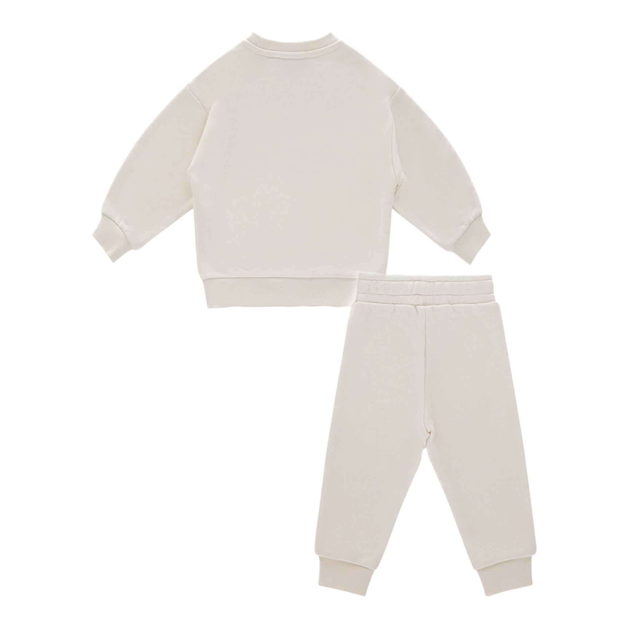 ICEBERG completo 2pz tinta unita felpa-pantalone Bianco per Neonato COMICE5300B BIANCO ICEBERG 
