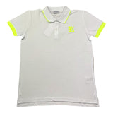 Bikkembergs Polo Mezza Manica Tinta Unita con Ricamo Logo per Bambino BK3274 BIANCO BiKKEMBERGS 