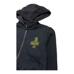 REFRIGIWEAR felpa tinta unita con zip e cappuccio Nero per Bambino RW700X NERO REFRIGIWEAR 