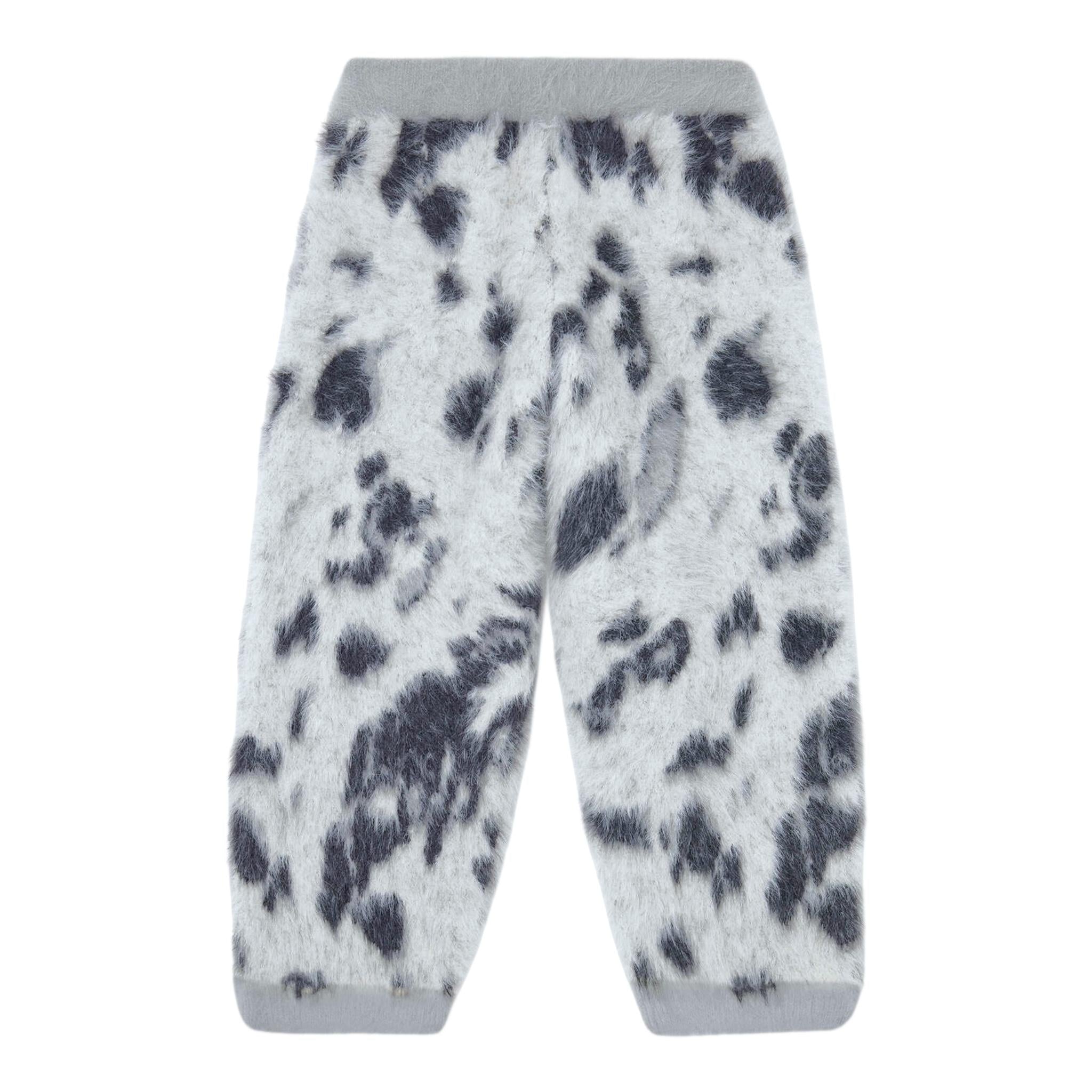 STELLA McCARTNEY pantalone tinta unita con stampa maculata Grigio per Bambina TV6A50 GRIGIO STELLA McCARTNEY 