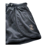 Juicy Couture Short In Velluto Tinta Unita per Bambina JBX6742 NERO JUICY COUTURE 