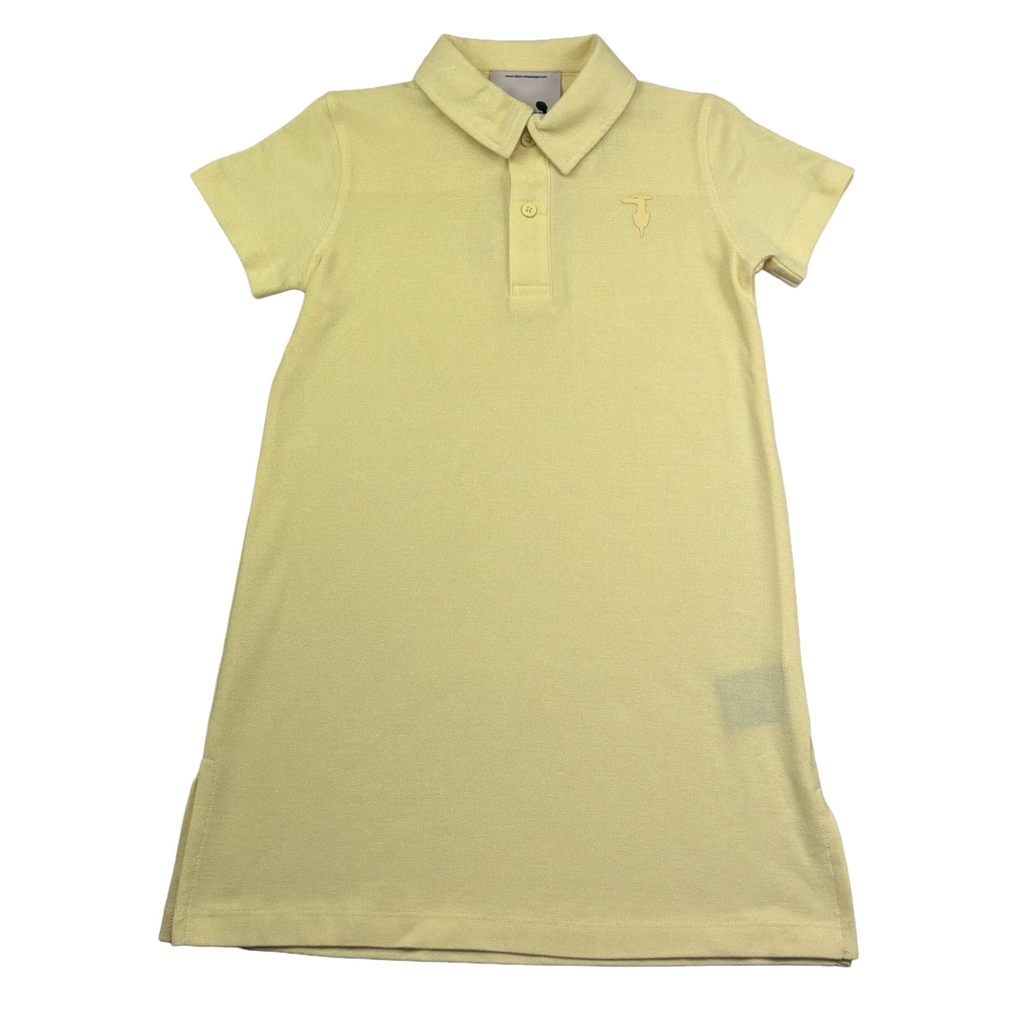 Trussardi Abito Giromanica Tinta Unita per Bambina TGP26006VE GIALLO TRUSSARDI 