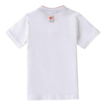 Sarabanda T-Shirt Tinta Unita con Stampa per Neonato 0B144 BIANCO SARABANDA 