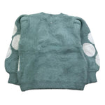 MAYORAL maglia girocollo tinta unita ricami fiori Verde acqua per Bambina 2321 VERDE ACQUA MAYORAL 