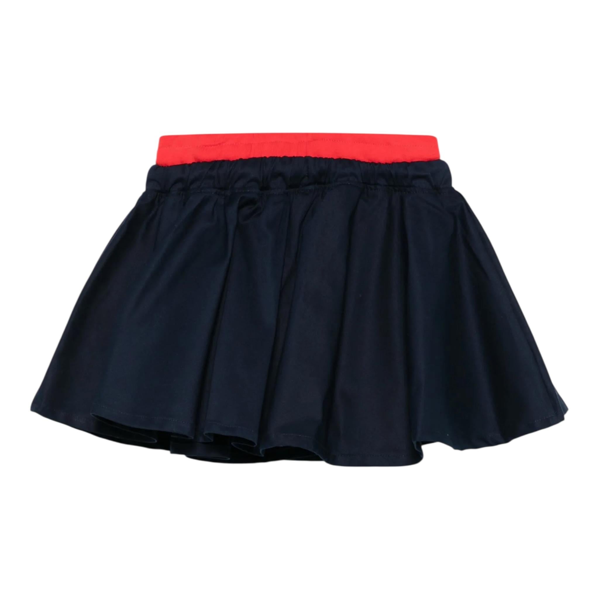 Msgm Gonna Tinta Unita con Elastic In Vita per Bambina S5MSJGST264 BLU MSGM 