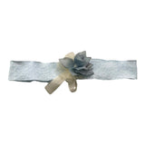 Marlu' Plain Belt With Light Blue Appliques For Girls