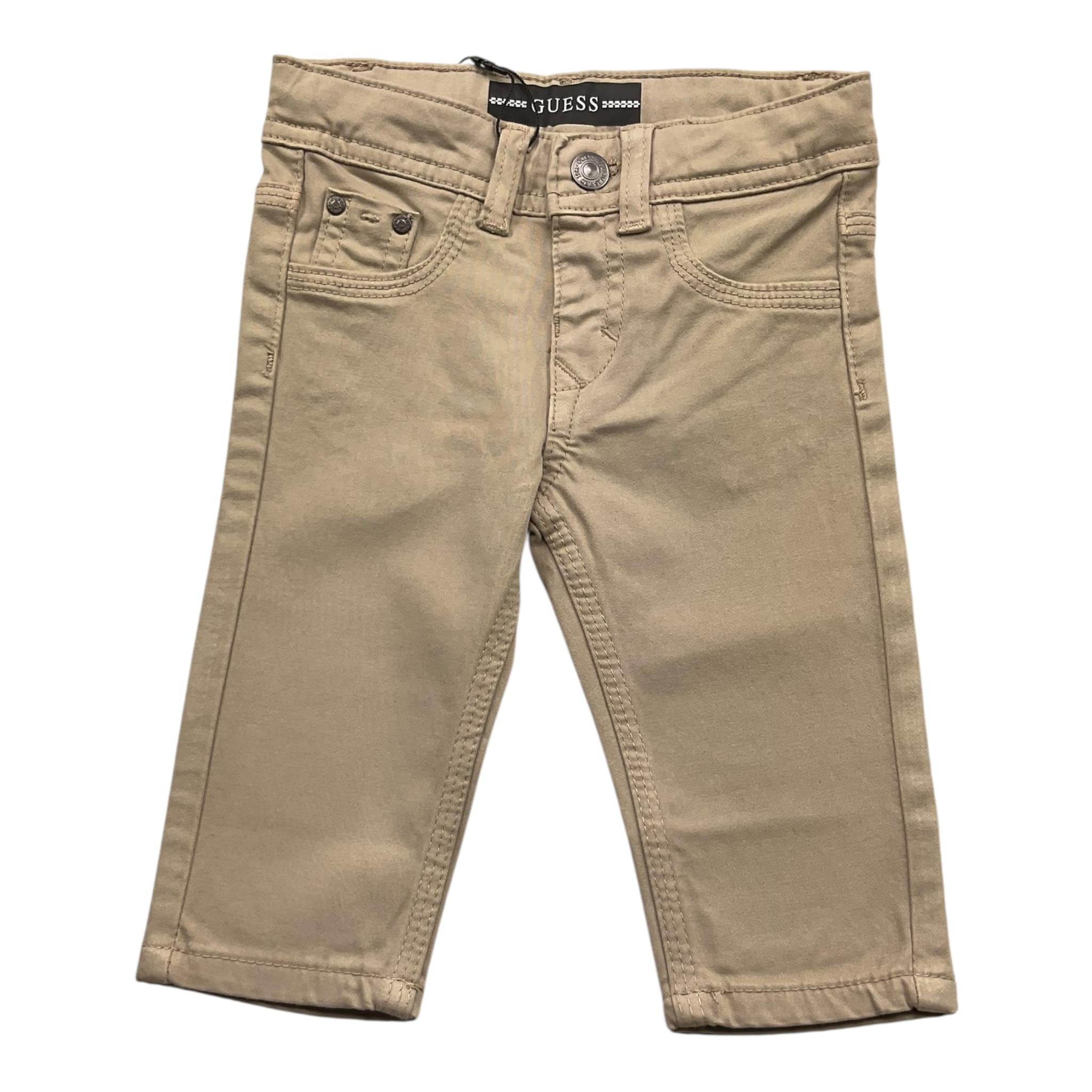 GUESS pantalone tinta unita con girovita regolable Beige per Neonato N4YB05WDD52N BEIGE GUESS 