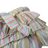 Miss Grant Gonna Fantasia A Righe con Elastico In Vita per Bambina MG1351XJ MULTICOLOR MISS GRANT 