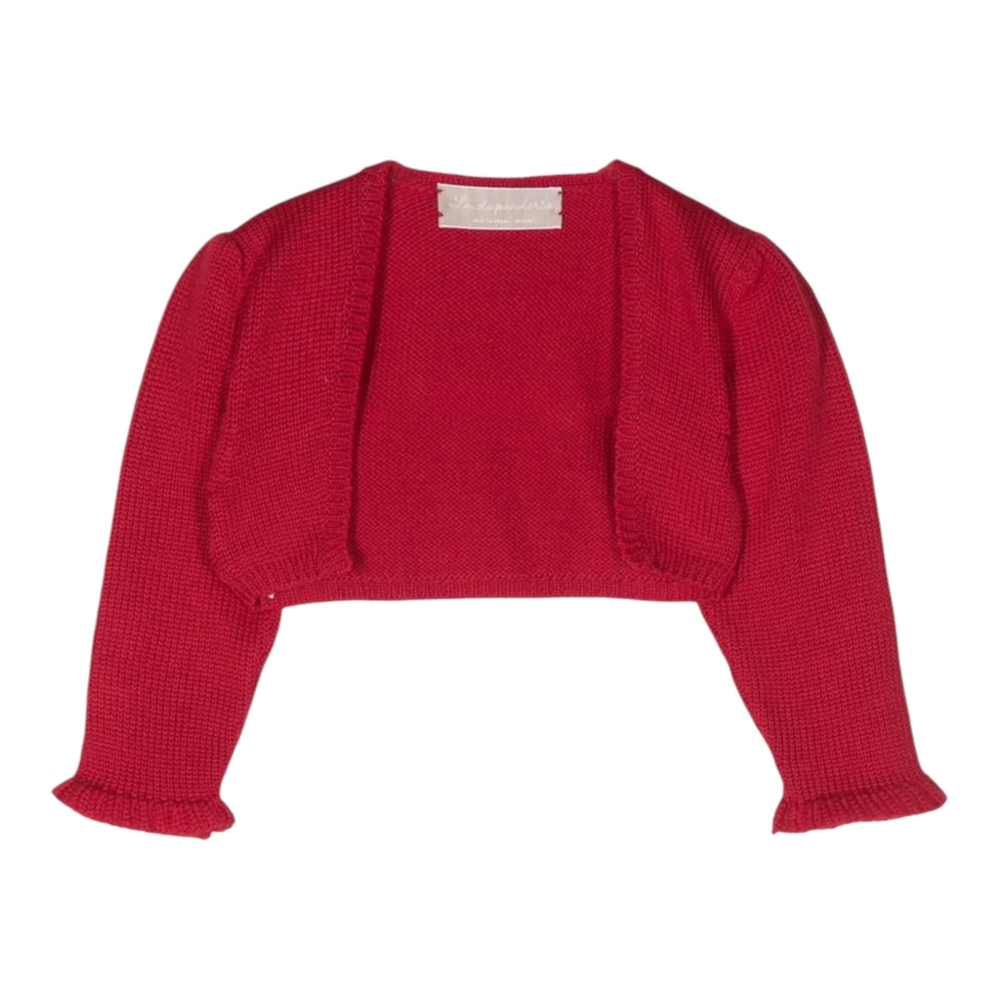 LA STUPENDERIA coprispalle tinta unita Rosso per Bambina WCSP62J ROSSO LA STUPENDERIA 