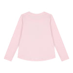 GUESS shirt girocollo tinta unita con stampa Rosa per Neonata K4YI11K6YW44 ROSA GUESS 