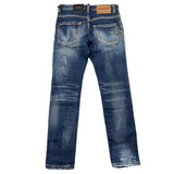 DSQUARED2 jeans tinta unita con strappi Blu per Bambino DQ03LD BLU DSQUARED2 