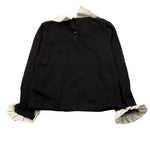 MISS GRANT shirt tinta unita con colletto in contrasto Nero per Neonata MG1150N NERO MISS GRANT 