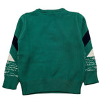 ICEBERG maglia girocollo tinta unita con stampe in contrasto Verde per Neonato MGICE5301BNX VERDE ICEBERG 