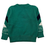 ICEBERG maglia girocollo tinta unita con stampe in contrasto Verde per Neonato MGICE5301BNX VERDE ICEBERG 