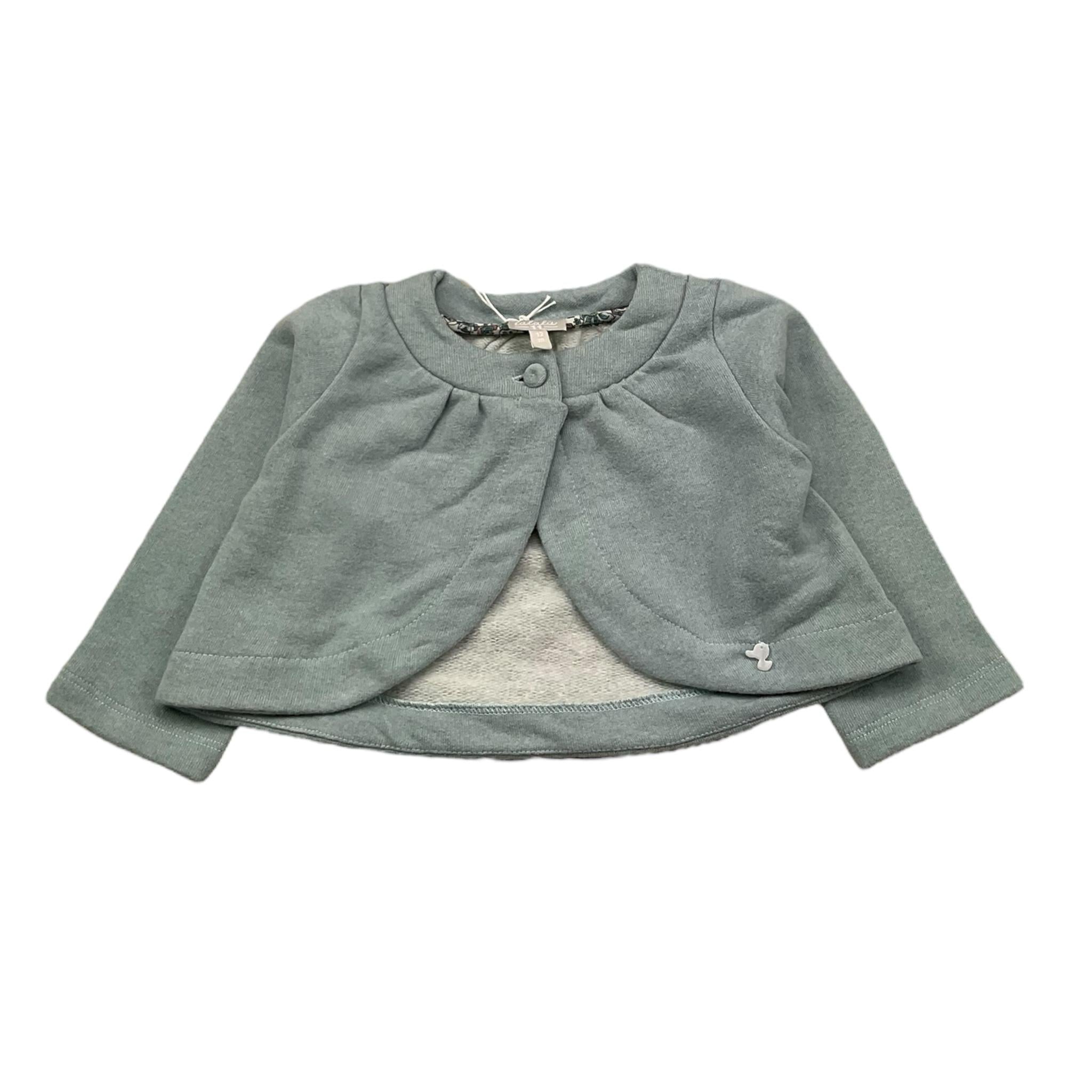 LALALU' coprispalle tinta unita Verde acqua per Neonata GFL10H VERDE ACQUA LALALU' 