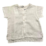 Pype Shirt Half Sleeve Solid Color Cream For Baby
