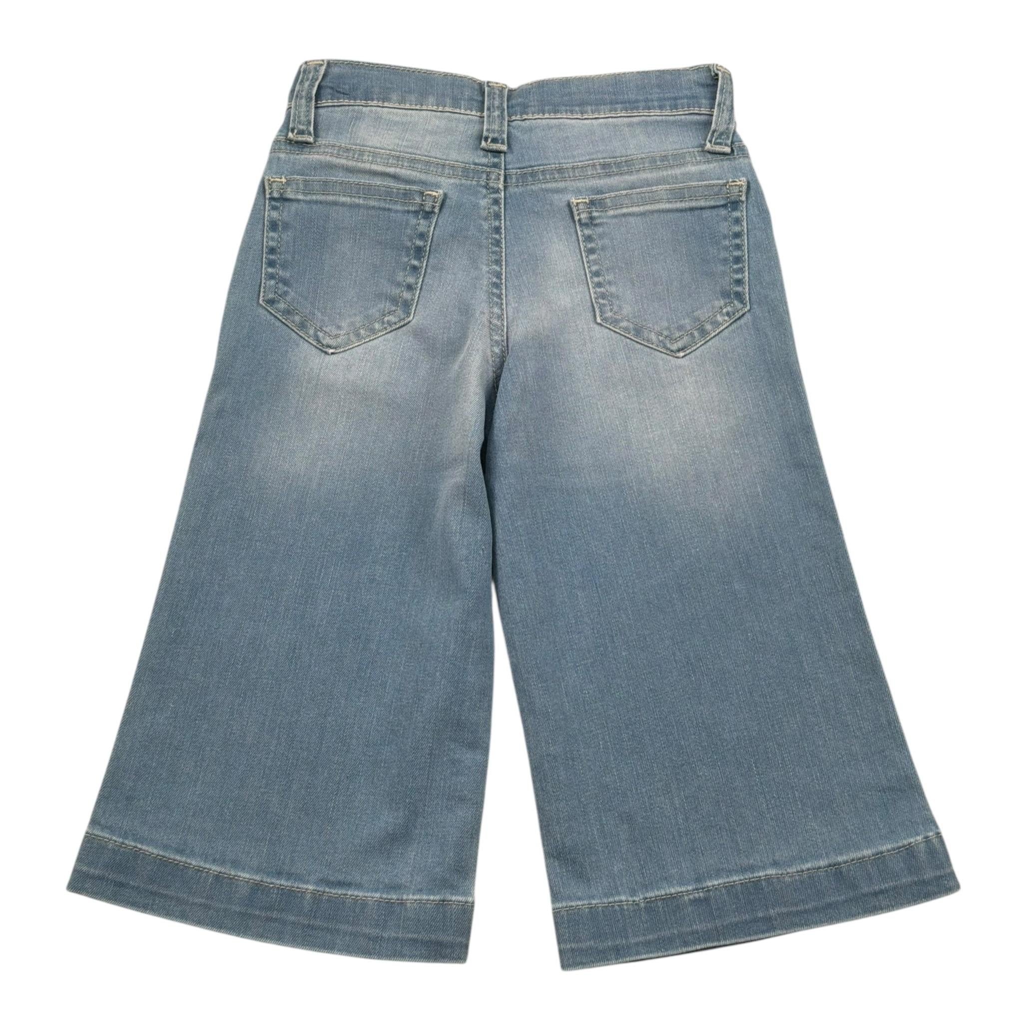 M+E' Jeans tinta unita Modello Palazzo Azzurro per Bambina UE1706X AZZURRO M+E' 
