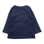 TRUSSARDI shirt girocollo tinta unita con stampa Blu per Neonata TIA2559TS BLU TRUSSARDI 