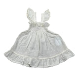 Petit Indi Completo 2 Pezzi Camicia-Culotte per Neonata SS25B09233 BIANCO PETIT INDI 