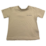 Yes London T-Shirt Girocollo Tinta Unita con Logo per Bambino JR2143 BEIGE YES LONDON 