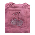 Liu Jo Giubbino In Denim Tinta Unita con Brillantini per Neonata HA5069X ROSA LIU JO 