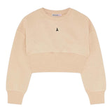 PATRIZIA PEPE felpa chiusa girocollo tinta unita  Beige per Bambina 7M0870X BEIGE PATRIZIA PEPE 