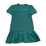 PHILOSOPHY abito mezza manica con fantasia a righe e colletto Verde per Bambina PFAB055 VERDE PHILOSOPHY 