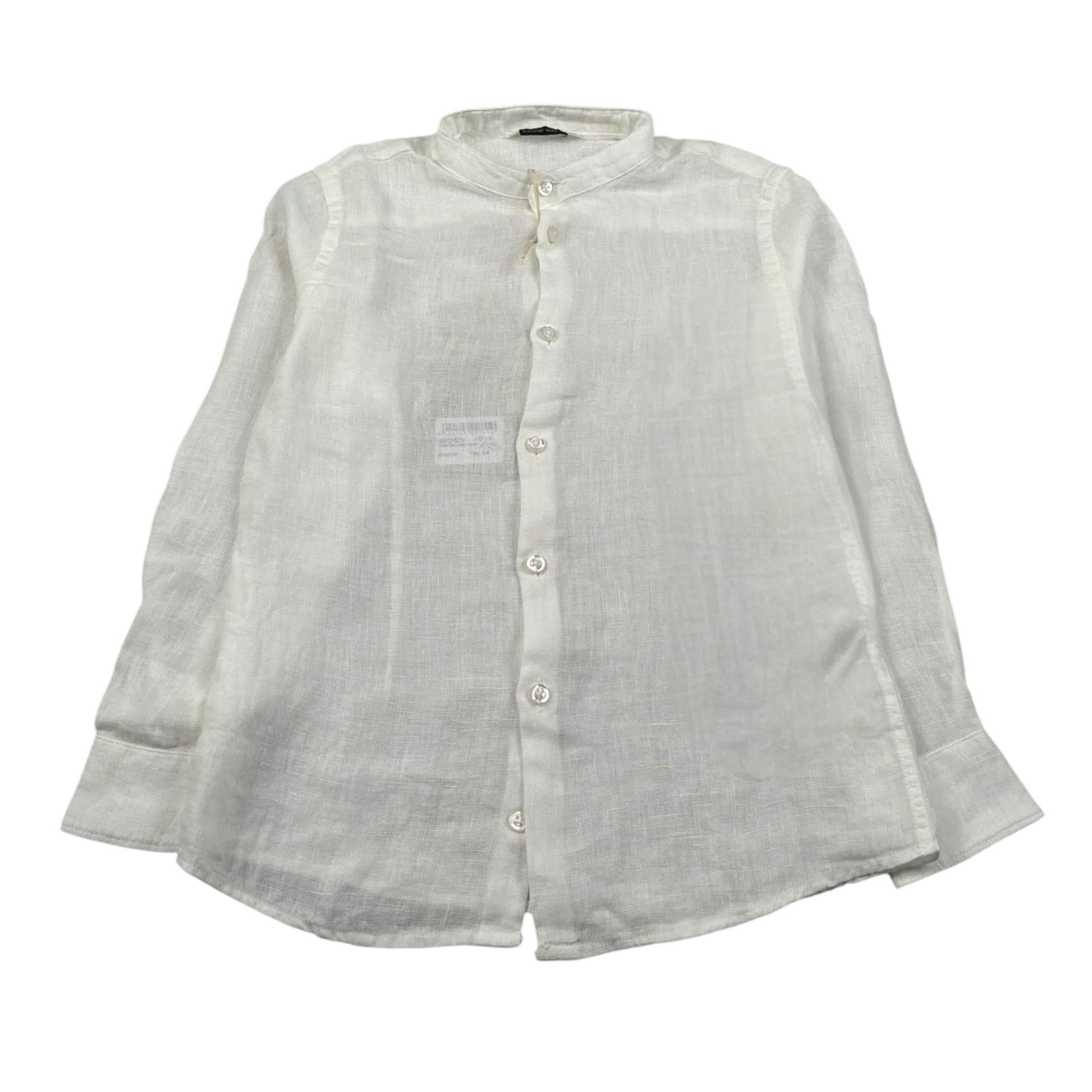 Manuel Ritz Camicia Manica Lunga Tinta Unita per Bambino MR2576 PANNA MANUEL RITZ 