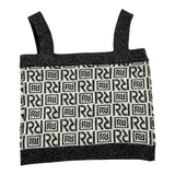 Relish Top Two-Tone Suspenders With Buttons White/Black For Girls