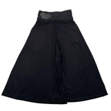 Patrizia Pepe Plain Palazzo Pants Black For Girls