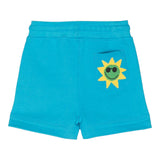 Stella Mccartney Bermuda Solid Color With Contrast Print Light Blue For Newborn