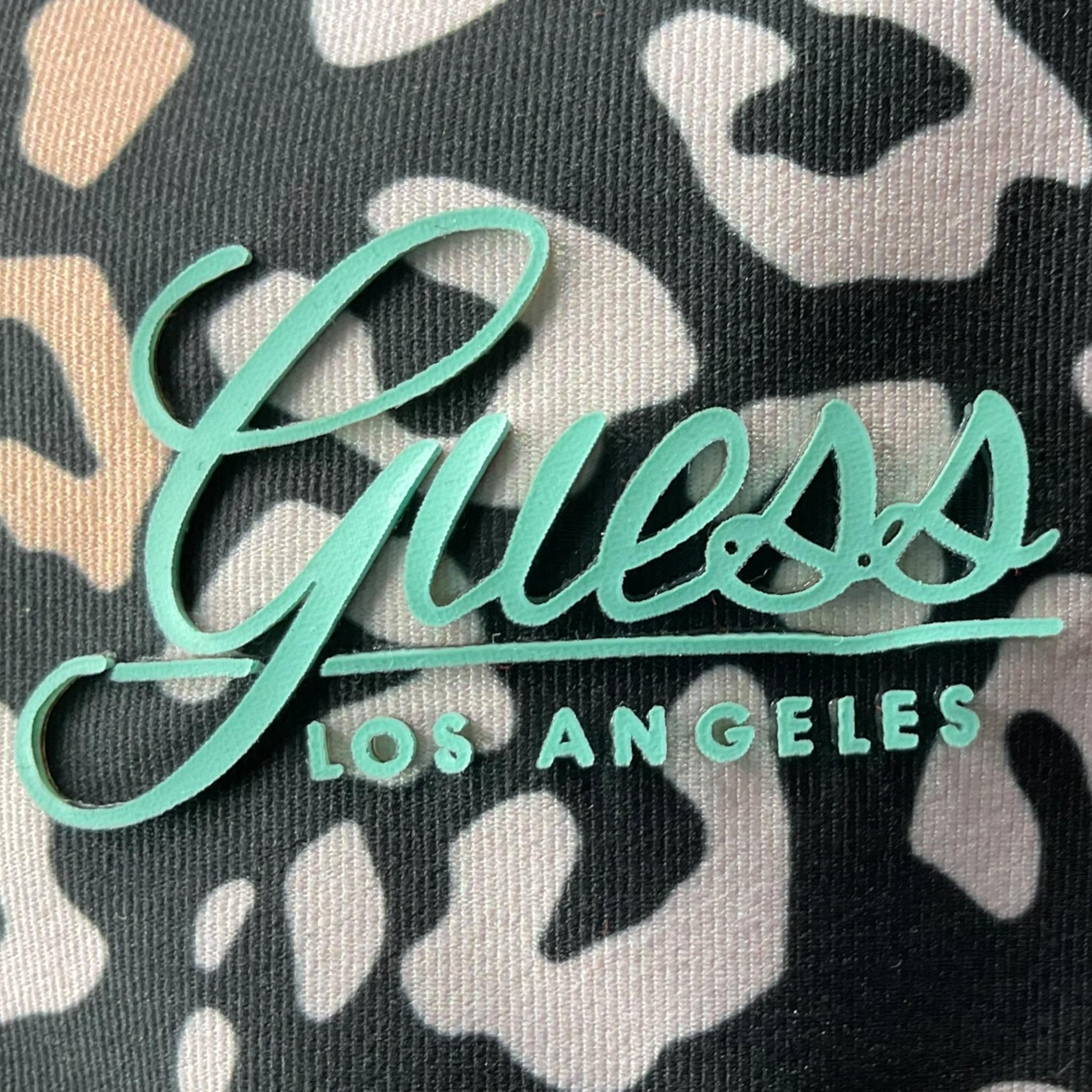 GUESS leggins tinta unita con fantasia maculata Nero per Bambina J2YB00MC01P NERO GUESS 