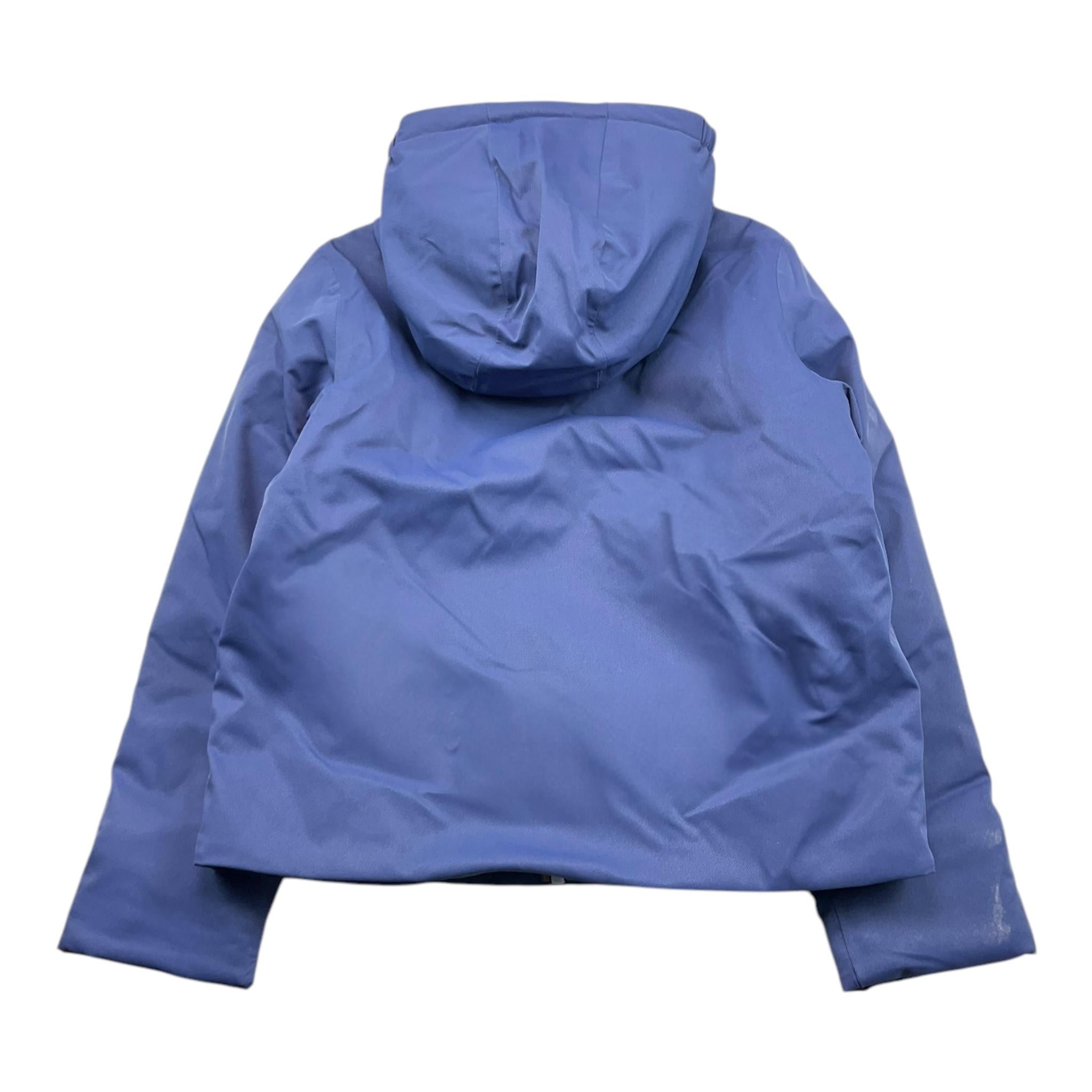 K-WAY giubbino tinta unita con zip e cappuccio Blu per Bambino K1128FW BLU K-WAY 