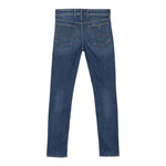 EMPORIO ARMANI jeans tinta unita con logo Blu per Bambino 8N4J06 BLU EMPORIO ARMANI 