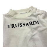 TRUSSARDI shirt girocollo tinta unita con stampa Bianco per Neonato TIA25017TS BIANCO TRUSSARDI 
