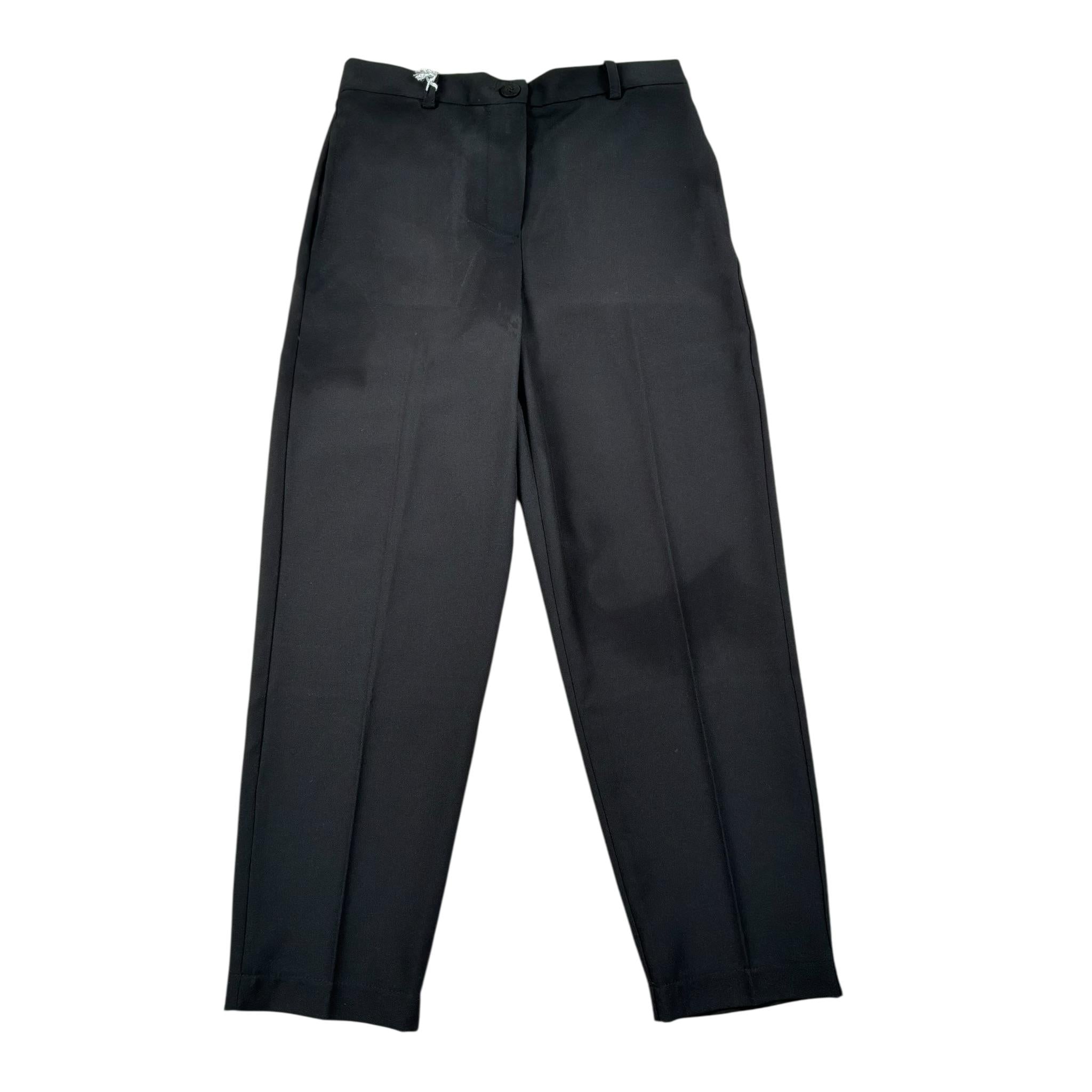 Patrizia Pepe Pantalone Tinta Unita con Elastico In Vita per Bambina 7P0295X NERO PATRIZIA PEPE 