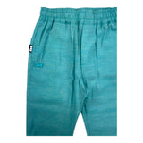 Daniele Alessandrini Solid Color Pants with Elastic Waist Green for Newborn