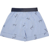 Liu Jo Short Tinta Unita con Fantasia A Righe per Bambina KA5143XX AZZURRO LIU JO 